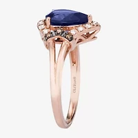 Le Vian® Ring featuring Blueberry Tanzanite® Nude Diamonds™ , Chocolate Diamonds®  set 14K Strawberry Gold®