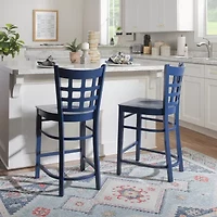 Lashley 2-pc. Counter Height Bar Stool