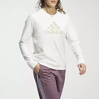 adidas Womens Crew Neck Long Sleeve Active T-Shirt