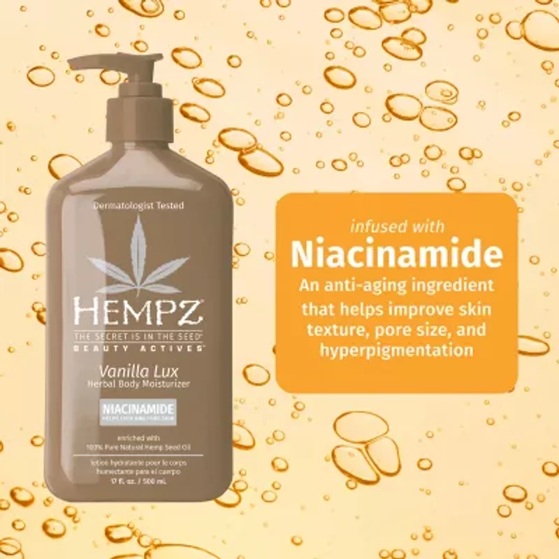 Hempz Vanilla Lux Herbal Body Moisturizer 17 Fl. Oz.