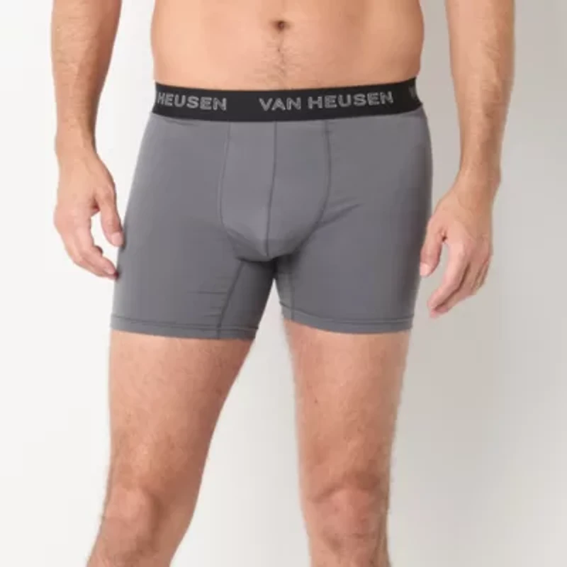 Van Heusen Super Soft Mens 3 Pack Boxer Briefs Vhm243pb41-P54