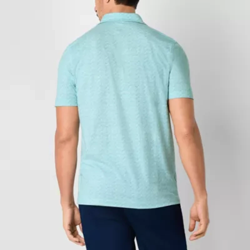 St. John's Bay Super Soft Jersey Mens Slim Fit Short Sleeve Polo Shirt