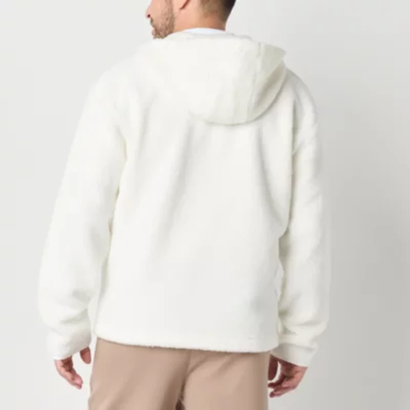 Xersion Sherpa Mens Long Sleeve Zipper Active Hoodie