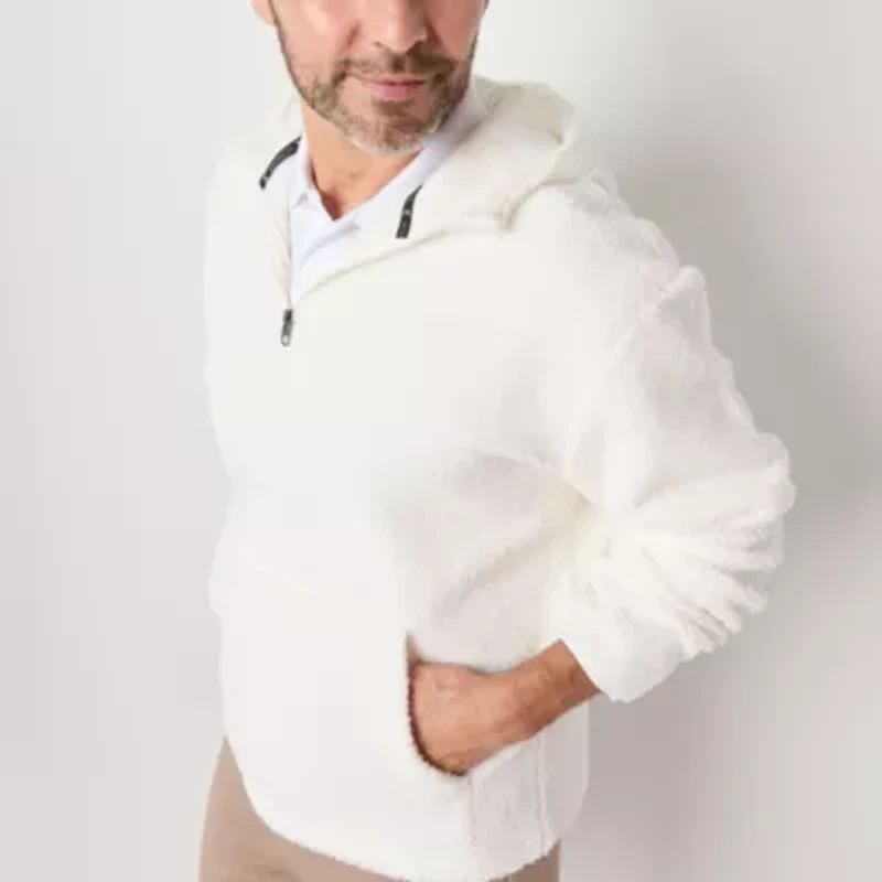 Xersion Sherpa Mens Long Sleeve Zipper Active Hoodie