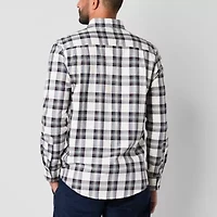 St. John's Bay Performance Oxford Mens Long Sleeve Classic Fit Button-Down Shirt