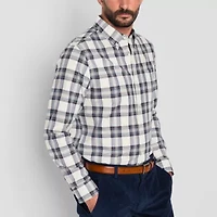 St. John's Bay Performance Oxford Mens Long Sleeve Classic Fit Button-Down Shirt