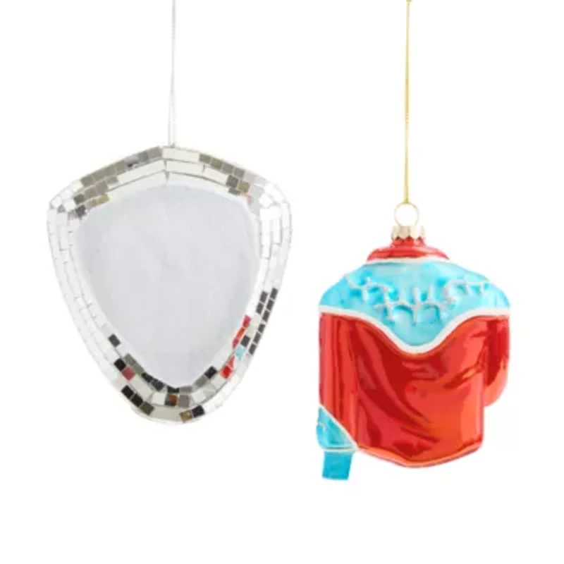 North Pole Trading Co. Disco Cowboy Hat And Shirt Set 2-pc. Christmas Ornament