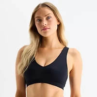 Ambrielle Seamless Womens Light Support Bralette 366771