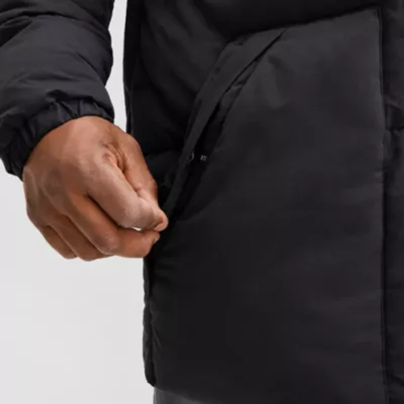 St. John's Bay Mens Hooded Heavyweight Big and Tall Puffer Jacket