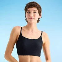 Arizona Womens Adjustable Straps Juniors Bralette Bikini Swimsuit Top