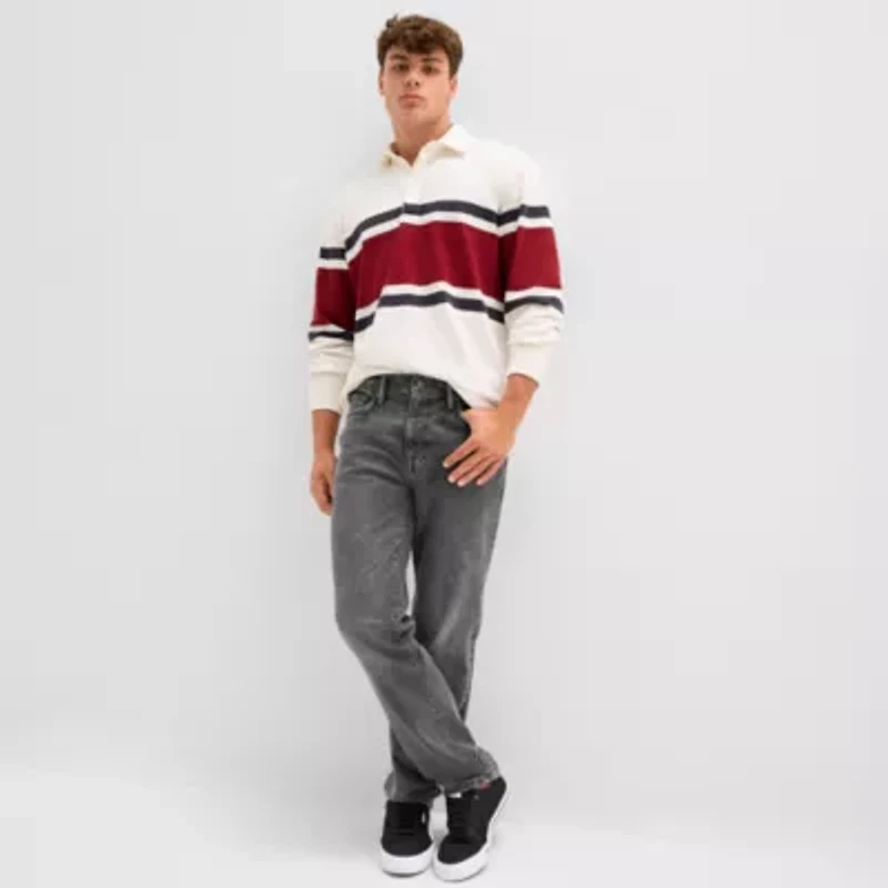 Arizona Mens Stretch Fabric Straight Leg Jean