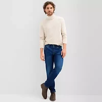 mutual weave Mens Long Sleeve Regular Fit Turtleneck