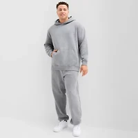 Xersion Quick Dry Cotton Blend Fleece Mens Long Sleeve Active Big and Tall Hoodie