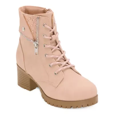 Thereabouts Little & Big Kid Girls Mckenna Flat Heel Lace Up Boots