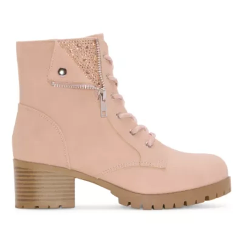 Thereabouts Little & Big Kid Girls Mckenna Flat Heel Lace Up Boots