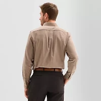 Stafford Corduroy Mens Long Sleeve Regular Fit Button-Down Shirt