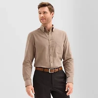 Stafford Corduroy Mens Long Sleeve Regular Fit Button-Down Shirt