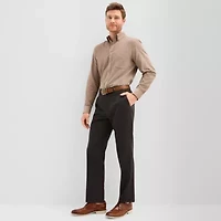 Stafford Corduroy Mens Long Sleeve Regular Fit Button-Down Shirt