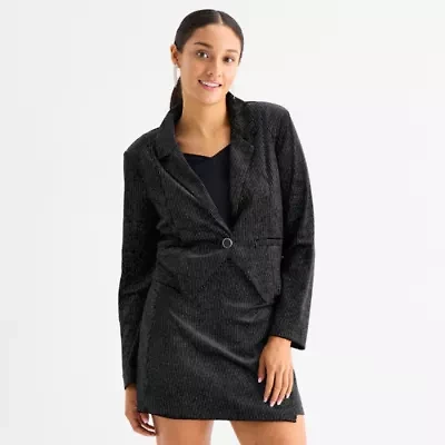 by&by Womens Juniors Classic Fit Blazer