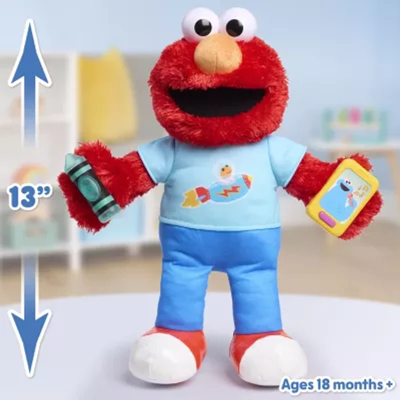 Sesame Street Learning Elmo Feature Plush