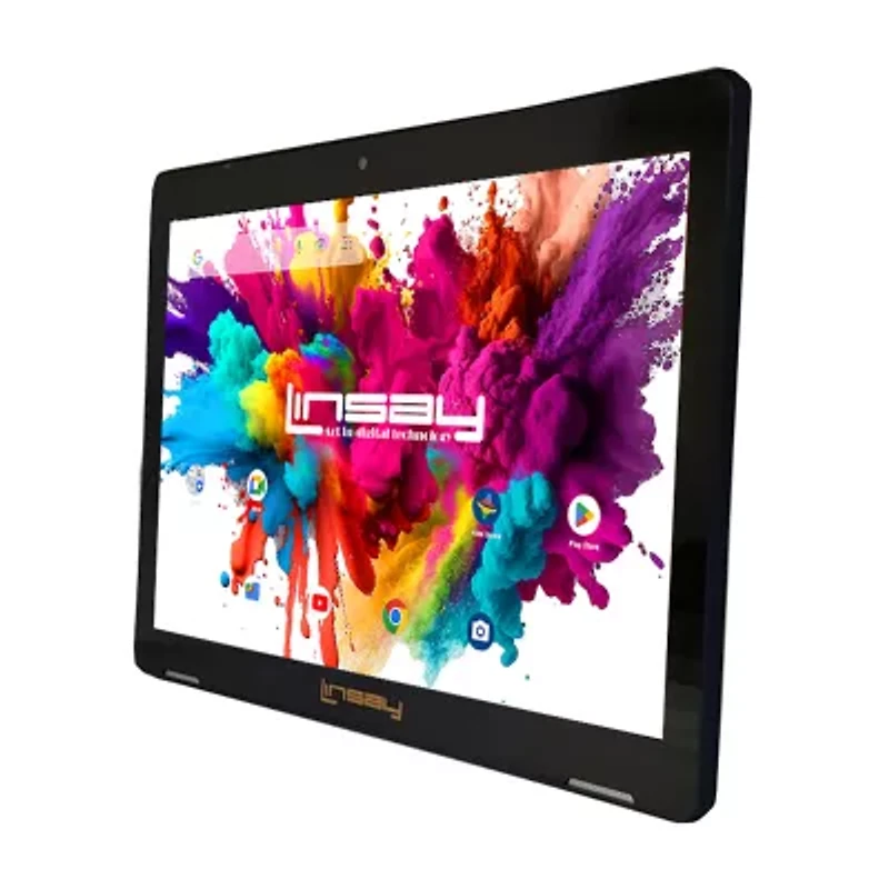 LINSAY® 10.1 Octa Core 128Gb Android 15 Tablet Pop And Pen