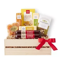 Hickory Farms Meat and Cheese Gift Crate Set
