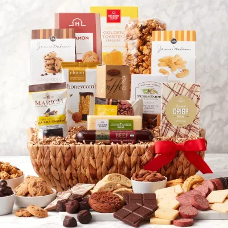 Hickory Farms Delightful Decadence Gift Basket Set