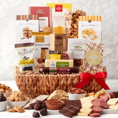 Hickory Farms Delightful Decadence Gift Basket Set