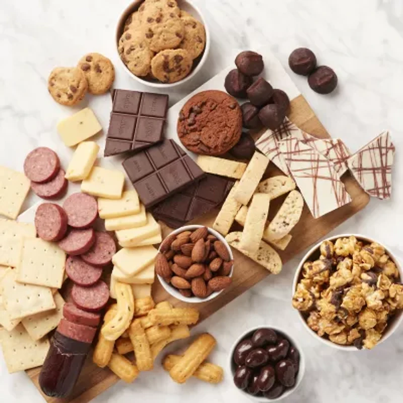 Hickory Farms Delightful Decadence Gift Basket Set