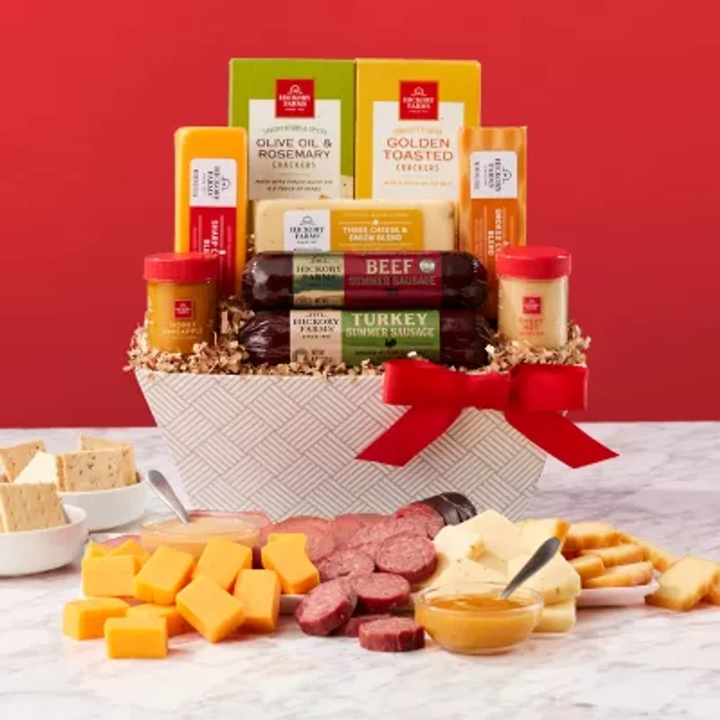 Hickory Farms Signature Flavors Gift Basket Set