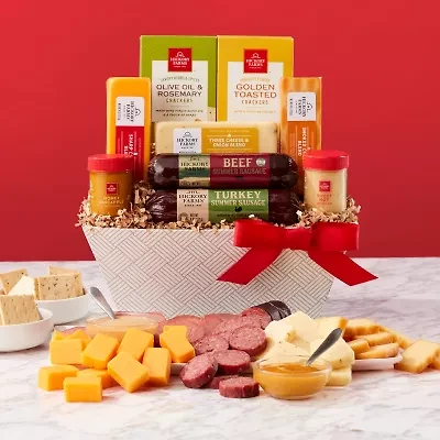 Hickory Farms Signature Flavors Gift Basket Set