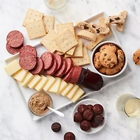 Hickory Farms Sparkling Cider & Snacks Gift Box Set