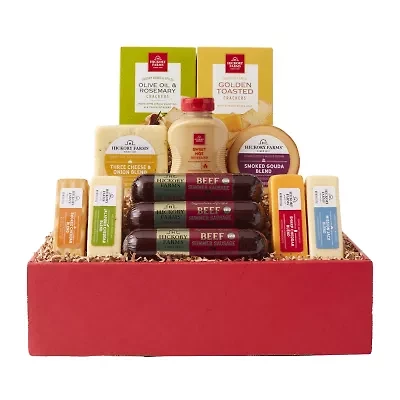 Hickory Farms Party Favorites Gift Box Set