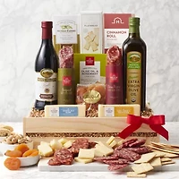 Hickory Farms Deluxe Meat and Cheese Gift Crate Set