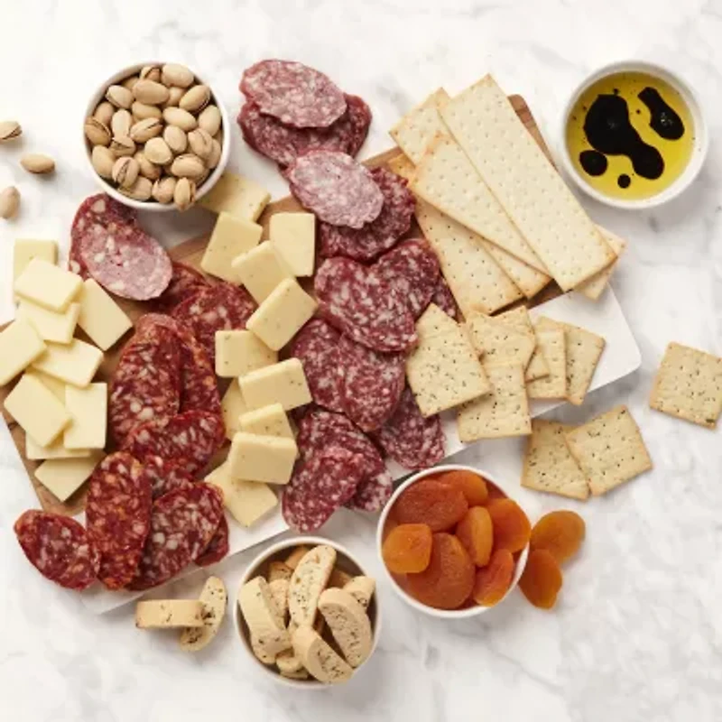 Hickory Farms Deluxe Meat and Cheese Gift Crate Set