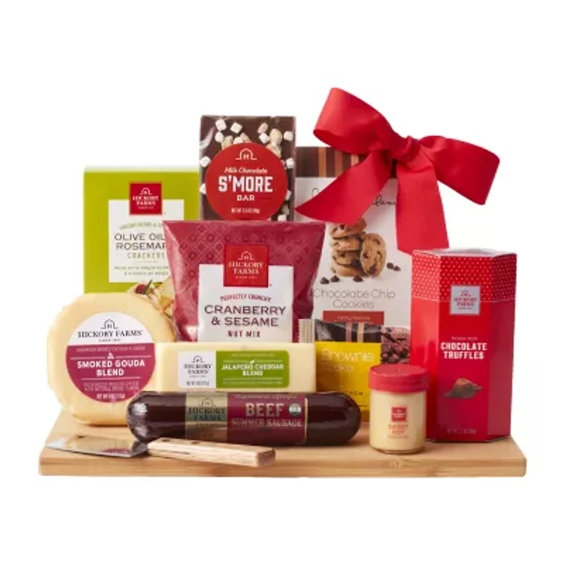 Hickory Farms Share the Season Holiday Cutting Board Set