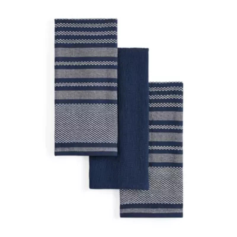 Homewear Hunter Stripe 3-pc. Kitchen Towel Set