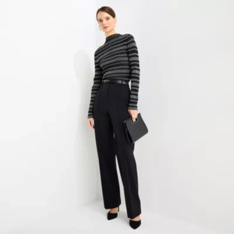 Worthington Womens Straight Trouser