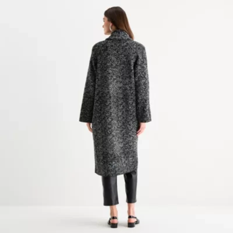 Worthington Womens Long Sleeve Button Cardigan