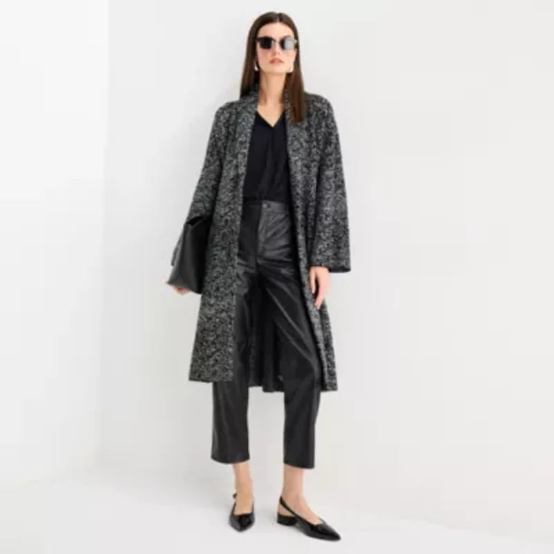 Worthington Womens Long Sleeve Button Cardigan