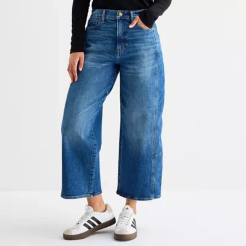 a.n.a Womens Highest Rise Barrel Jean