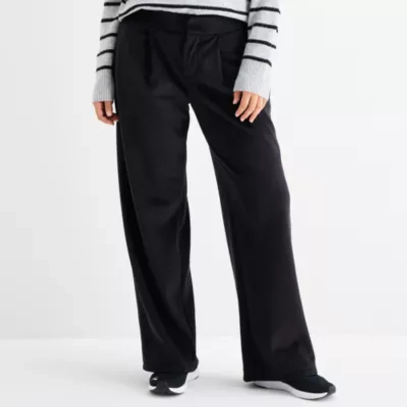 Stylus Womens Corduroy Wide Leg Trouser