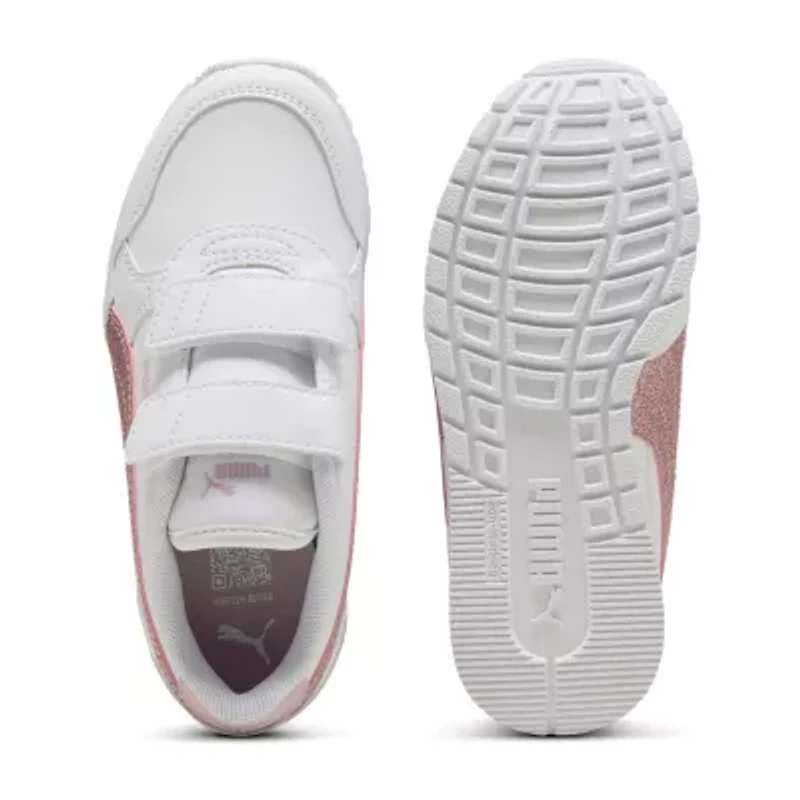 PUMA St Runner V4 Sl Glitter Little Kid Girls Sneakers