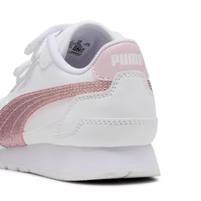 PUMA St Runner V4 Sl Glitter Little Kid Girls Sneakers