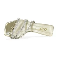 IZZY by AZALEA WANG Estrellas Womens Square Open Toe Stiletto Heel Pumps