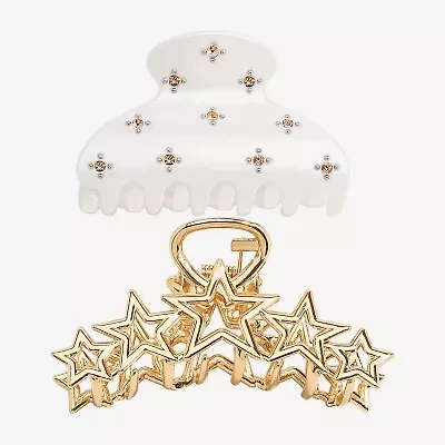 Bijoux Bar Gold Tone 2-pc. Hair Clip