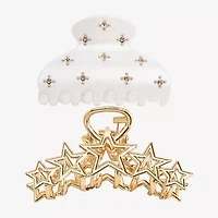 Bijoux Bar Gold Tone 2-pc. Hair Clip