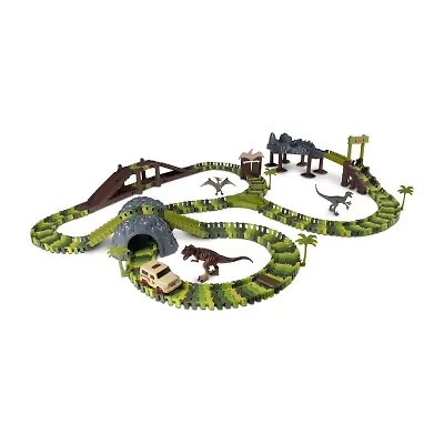 Nkok Inc. Junior Explorers Deluxe Safari Track 311-pc. Toy Playset