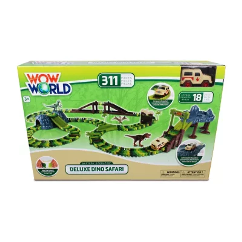 Nkok Inc. Junior Explorers Deluxe Safari Track 311-pc. Toy Playset