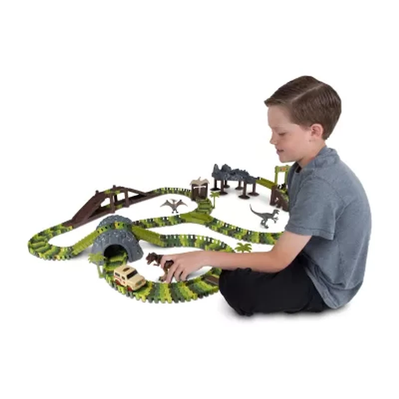 Nkok Inc. Junior Explorers Deluxe Safari Track 311-pc. Toy Playset